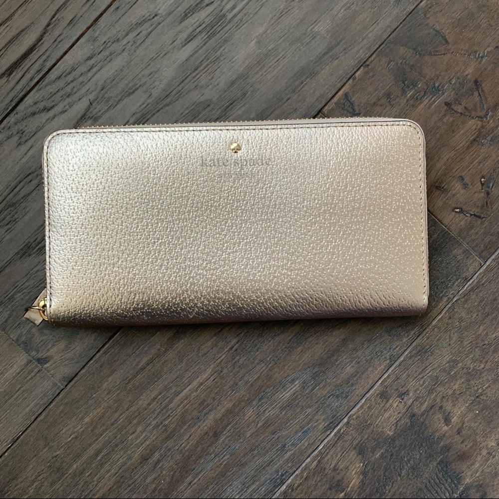 Gold Kate Spade Wallet